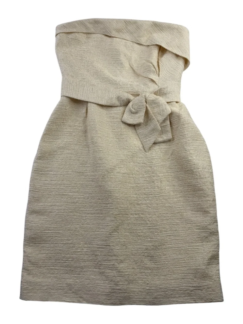 Kate Spade New York Wedding Belles Kaye Bow Tie Waist Strapless Mini Dress